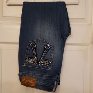 SEVEN Jeans with Side Cuff Zippers Size 12